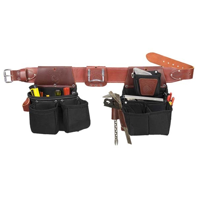 Occidental Leather 8080DBLH M Oxylights Framer Tool Belt Set With Left  Handed Double Outer Bag