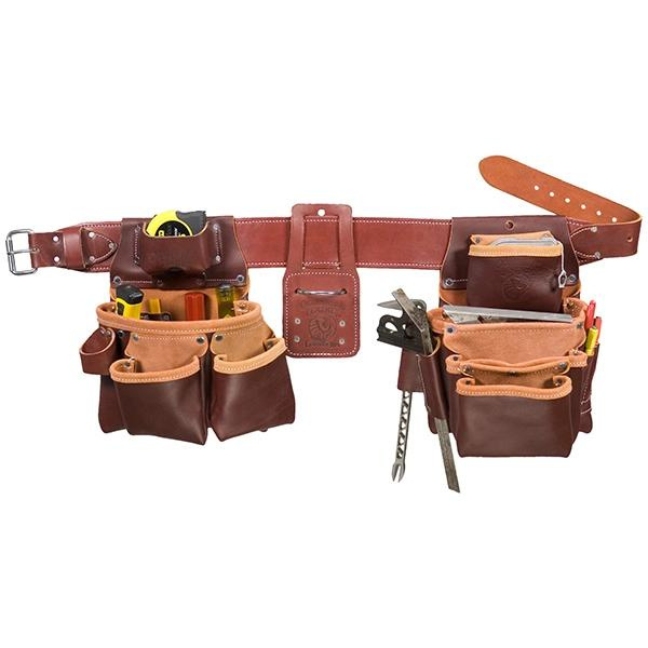 Occidental Leather 9525LH Left Hand Finisher Tool Bag Belt Set – Professional Carpenter Rig