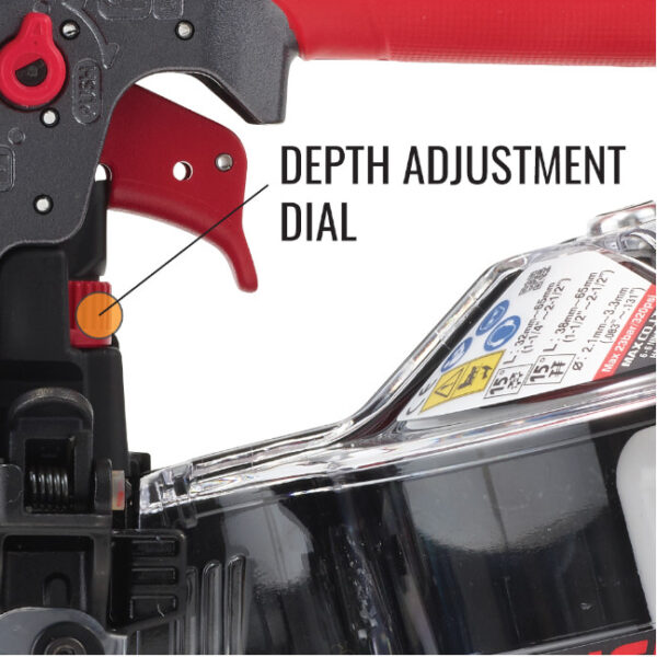 Max HN65S3 Max Tools HN65S 2-1/2" High Pressure Coil Siding/Decking Nailer