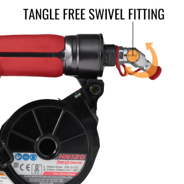 Max Tools HN120 High Pressure 2-1/2" Concrete / Steel Pinner