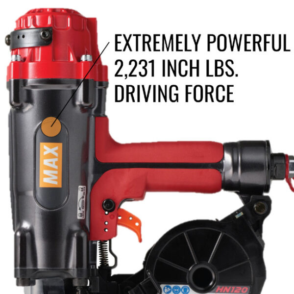 Max Tools HN120 High Pressure 2-1/2" Concrete / Steel Pinner