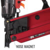 Max Tools HS1303 Max Tools HS130 High Pressure 5-1/8" 21º Full Round Head Framing Stick Nailer