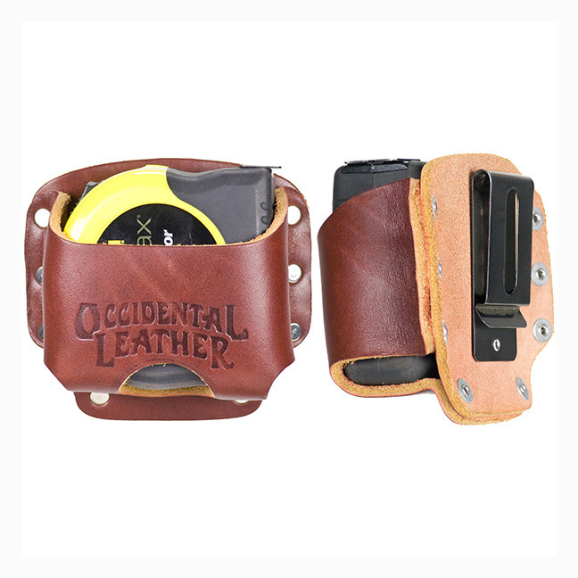 8 Stück Maßbandhalter-Clips Aus Metall, Bronzefarben - Mit Schrauben Für Gürtel Oder Tasche