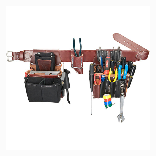 Occidental Leather 5590 Commercial Electrician's Tool Bag Set