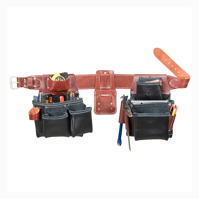 Occidental Leather 5080SM Small Pro Framer Set - Leather Tool Belt With Bags & Hammer Holder 1 thumbnail image