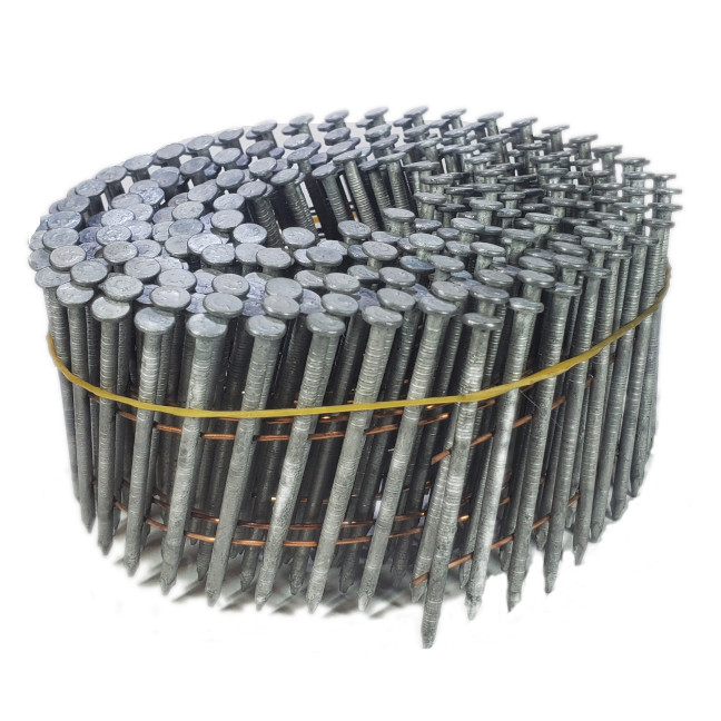 15 Degree Coils Nails-Ring Shank-Hot Dipped Galvanized