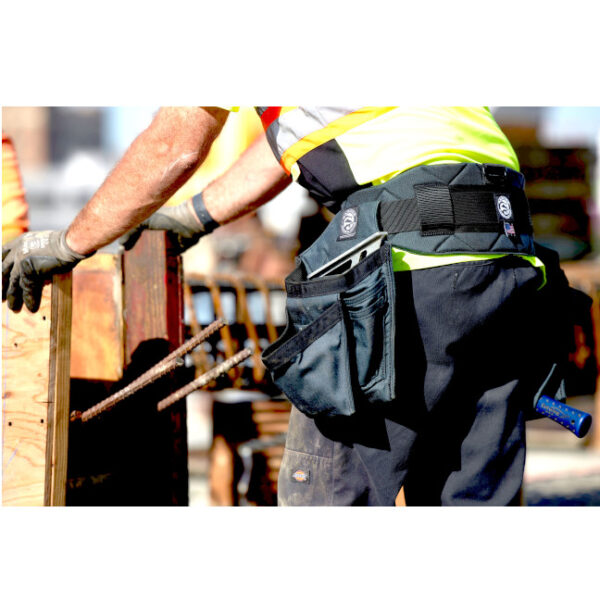 Badger 462010 Series Gunmetal Grey Trimmer Tool Belt Set - Right-Handed