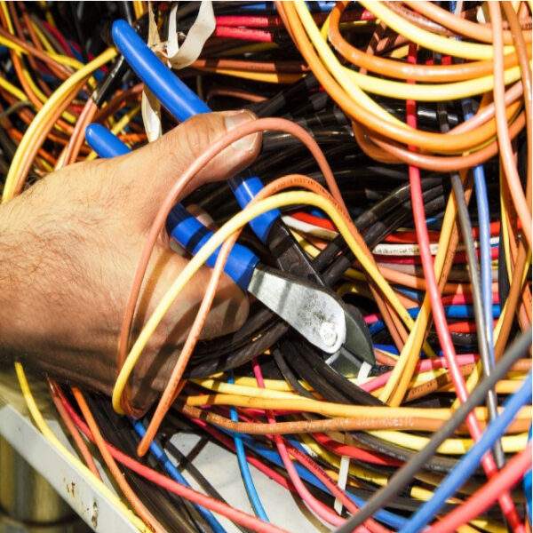 Klein D200028 Diagonal Cutting Pliers, Heavy-Duty, High-Leverage, 8-Inch