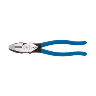 Klein D20009NECR Lineman's Pliers with Crimping, 9-Inch