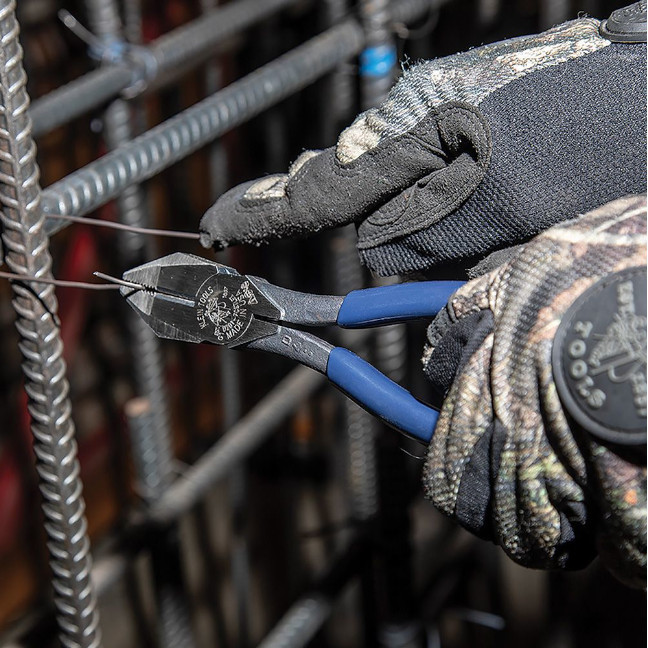 Klein D2017CSTLFT Ironworker's Rebar Pliers Left Handed 9"