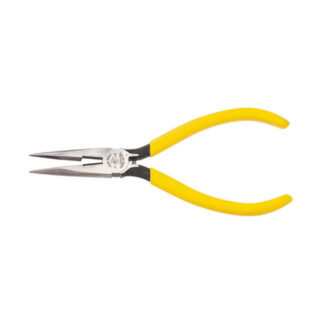 Klein D2036C Pliers, Needle Nose Side-Cutters with Spring, 6-Inch