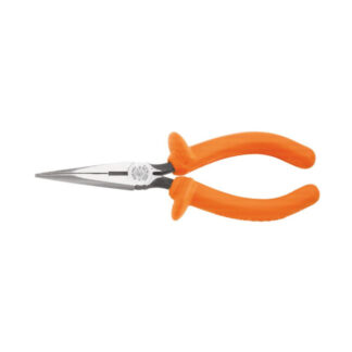 Klein D2037INS Pliers, Long Nose Side-Cutters, Insulated, 7-Inch