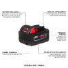 Milwaukee 48-11-1850R M18 REDLITHIUM XC 5.0 Resistant Battery