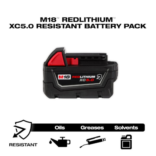 Milwaukee 48-11-1850R M18 REDLITHIUM XC 5.0 Resistant Battery