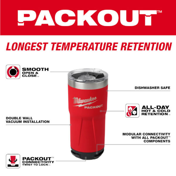 Milwaukee 48-22-8392R PACKOUT Tumbler 20oz
