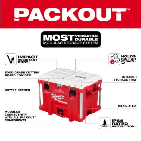 Milwaukee 48-22-8462 PACKOUT 40QT XL Cooler
