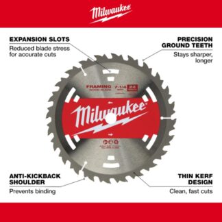 Milwaukee 48-41-0710 7-14 24T Basic Framer Circular Saw Blade (1)