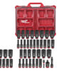 Milwaukee 49-66-6805 PACKOUT SHOCKWAVE 3/8" Drive Metric and SAE Impact Socket Set 36-Piece