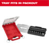 Milwaukee 49-66-6831 Packout Shockwave 3/8" Drive 19pc Metric Impact Socket Set Tray Only