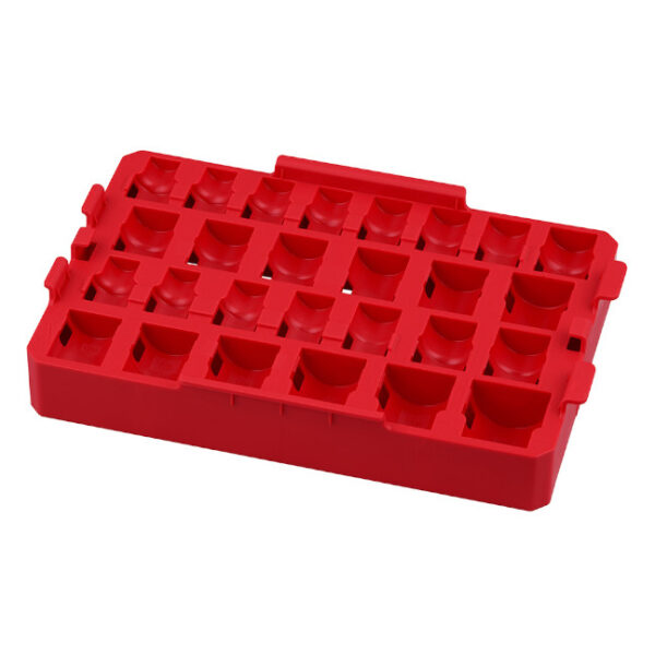 Milwaukee 49-66-6834 Packout Shockwave 1/2" Drive 27pc Metric & SAE Impact Socket Set Tray Only