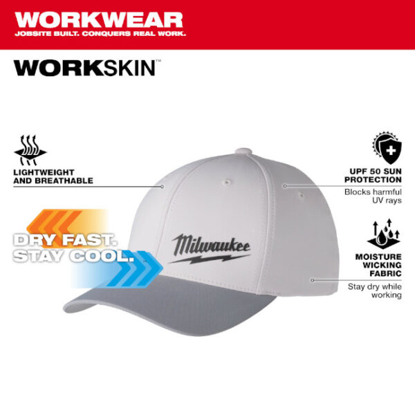 Milwaukee 507 Series WORKSKIN Performance Fitted Hats