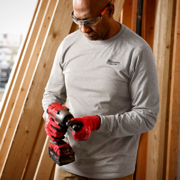 Milwaukee 604 Hybrid Work Tee's - Long Sleeve