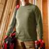 Milwaukee 604 Hybrid Work Tee's - Long Sleeve