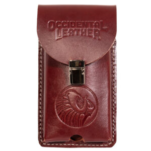 Occidental Leather 5331 XL Leather Phone Holster - Belt Worn - Brown