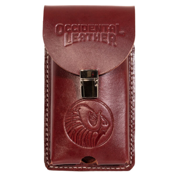 Occidental Leather 5331 XL Leather Phone Holster - Belt Worn - Brown