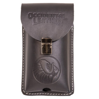 Occidental Leather B5331 XL Leather Phone Holster - Belt Worn - Black