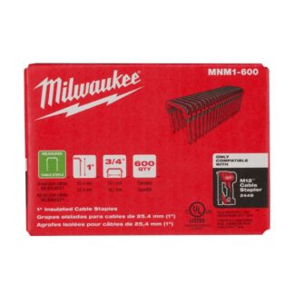 Milwaukee MNM1-600 1" Insulated Cable Staples