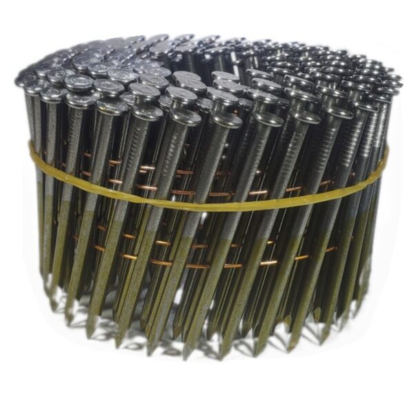 15° Coil Nails - Smooth Shank Bright Coated