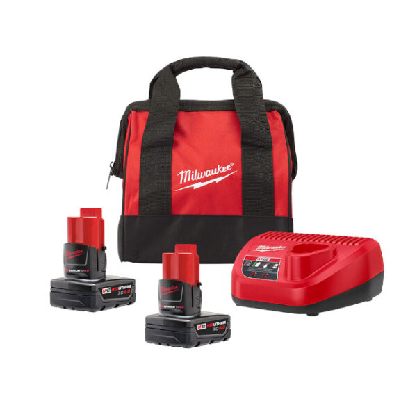 Milwaukee 48-59-2442SPC M12 XC 4.0AH Starter Kit