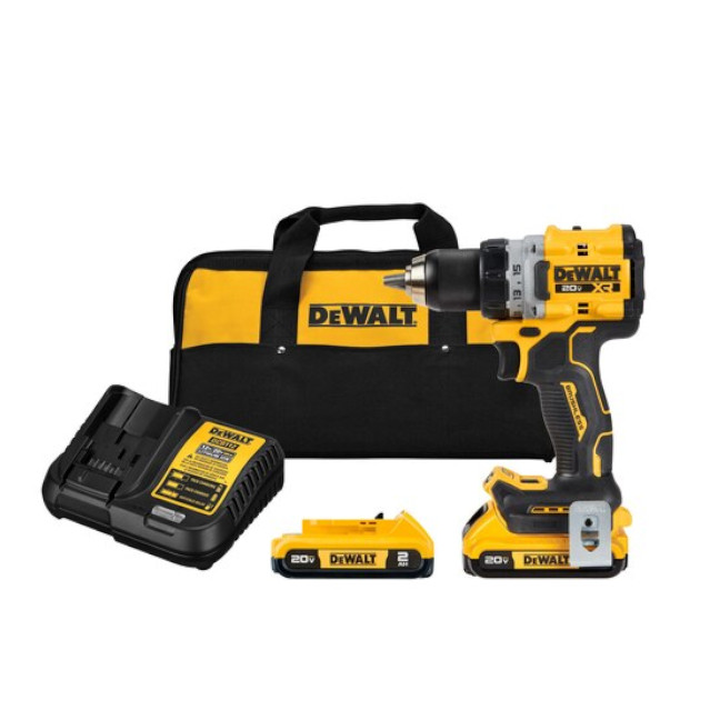 DeWalt DCD800D2 20V MAX XR 1/2" Drill/Driver Kit With Two 2Ah Batteries ...