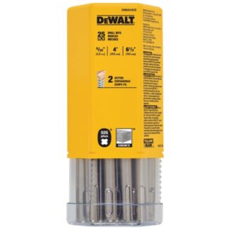 DeWalt DW5401B25 5/32" x 4-1/2" x 6-1/2" SDS+ Hammer Bit 25 Pack