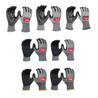 Milwaukee Cut Resistant High-Dexterity Polyurethane Dipped Gloves