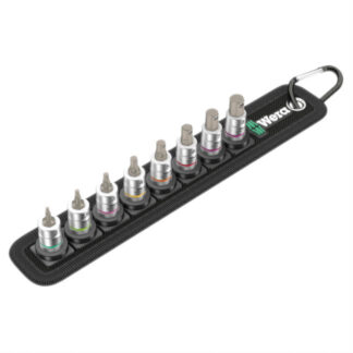 Wera 003996 Belt C 2 Zyklop In-Hex-Plus bit socket set with holding function, 1/2" drive, 6 pieces