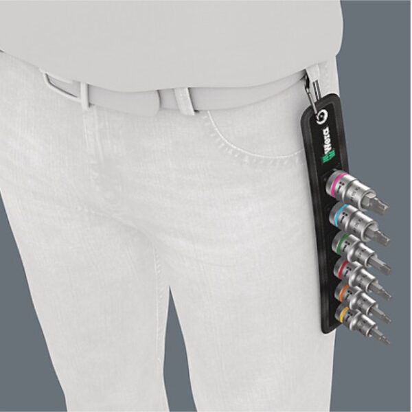Wera 003997 Belt C 3 TORX HF Zyklop bit socket set with holding function