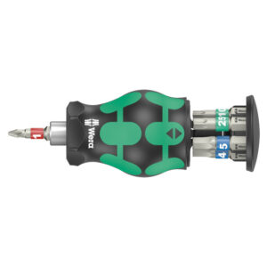 Wera 004179 Bicycle Set 11, Bitholding Screwdriver with Magazine, Stainless Bits, 7 Pieces