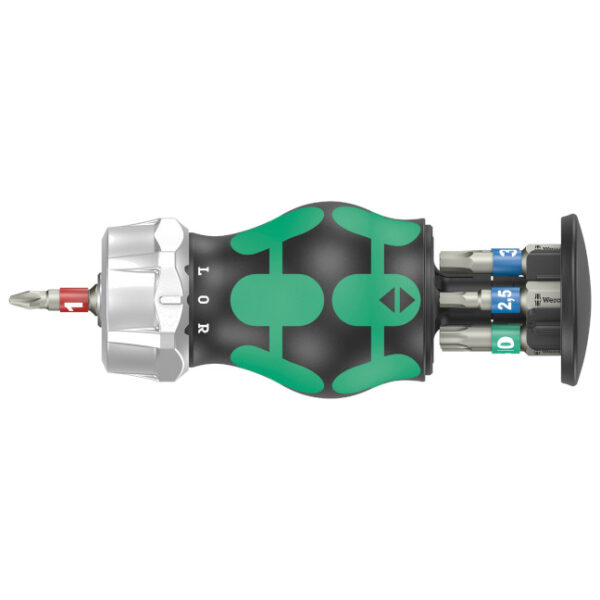 Wera 004185 Bicycle Set 5, Bitholding Screwdriver with Magazine, Stainless Bits, 7 Pieces