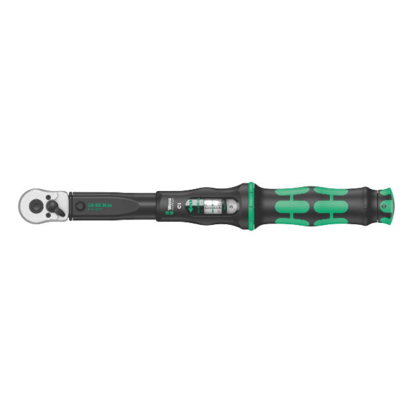 Wera 075620 10-50 Nm Click-Torque C 1 Torque Wrench With Reversible Ratchet