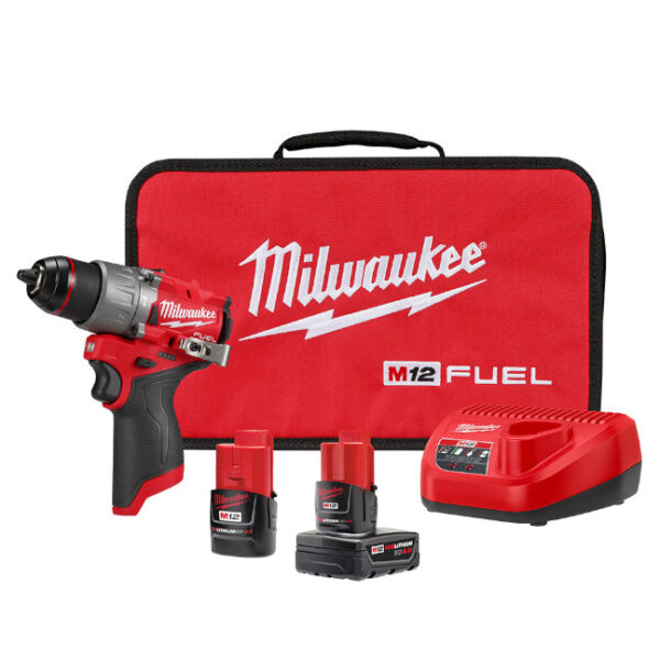 Milwaukee 3404-22 M12 FUEL™ 1/2" Hammer Drill/Driver Kit