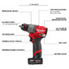 Milwaukee 3403-22 M12 FUEL™ 1/2" Drill/Driver Kit
