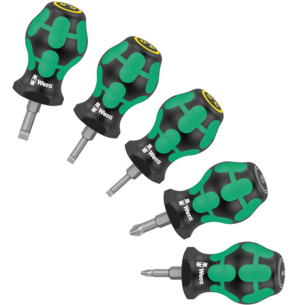 Wera 008871 Pozidriv and Slotted Stubby Set 2-5 Pieces Wera 008871 Pozidriv and Slotted Stubby Set 2-5 Pieces