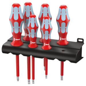 Wera 022745 3165 i/6 VDE Stainless Screwdriver Set and Rack, PZ + SL