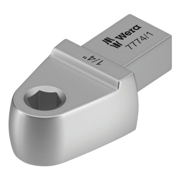 Wera 078640 7774/1 Bit Adapter Insert, 9x12 mm, 1/4"