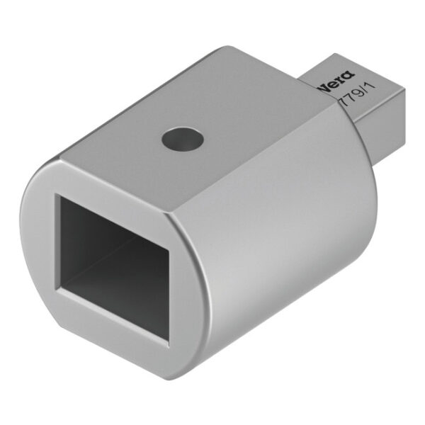 Wera 078666 7779/1 Adapter for using 14x18 mm Inserts with 9x12 mm Click Torque Wrenches Wera 078666 7779/1 Adapter for using 14x18 mm Inserts with 9x12 mm Click Torque Wrenches