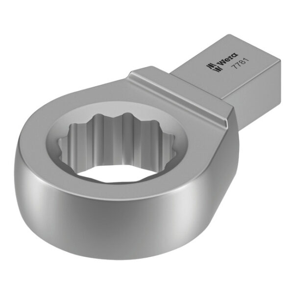 Wera 078700 7781 Ring Spanner Insert for 14x18mm Click Torque Wrench, 27 mm