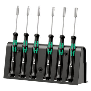 Wera 118158 Kraftform Micro Metric Precision Nut Driver Set and Rack