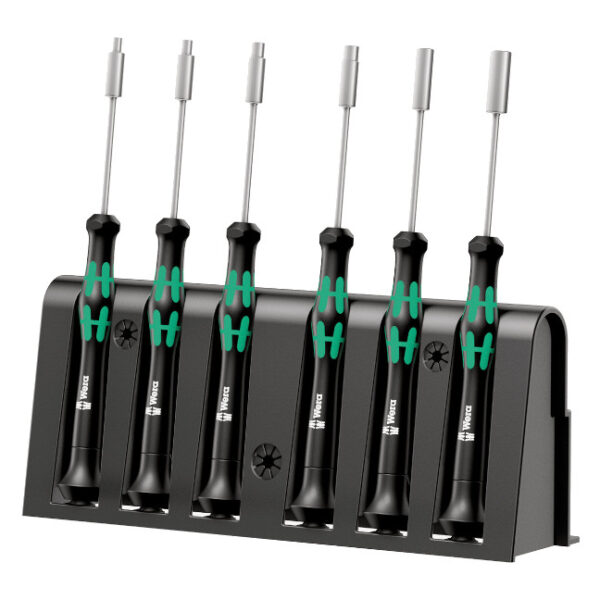 Wera 118158 Kraftform Micro Metric Precision Nut Driver Set and Rack